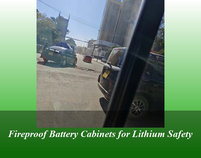Fireproof Battery Cabinets for Lithium Safety